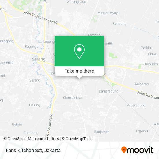 Fans Kitchen Set, Jalan Bhayangkara map