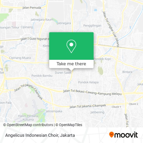 Angelicus Indonesian Choir map