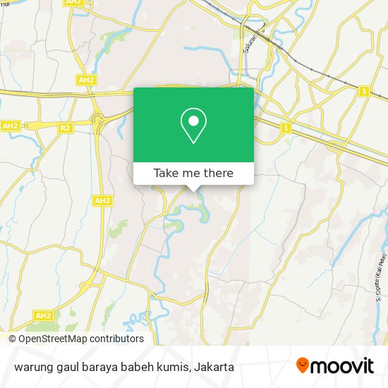 warung gaul baraya babeh kumis map