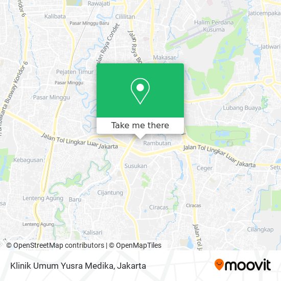 Klinik Umum Yusra Medika map