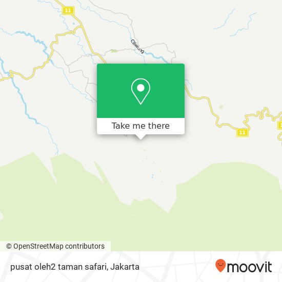 pusat oleh2 taman safari map