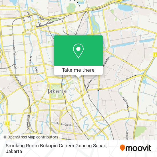 Smoking Room Bukopin Capem Gunung Sahari map