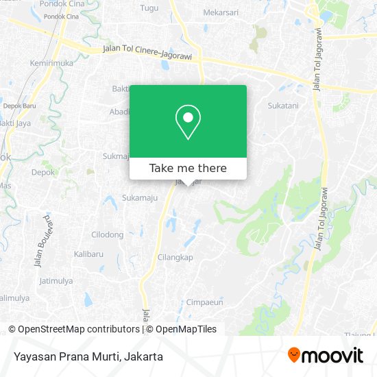 Yayasan Prana Murti map