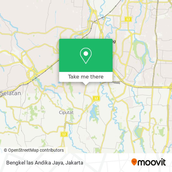 Bengkel las Andika Jaya map