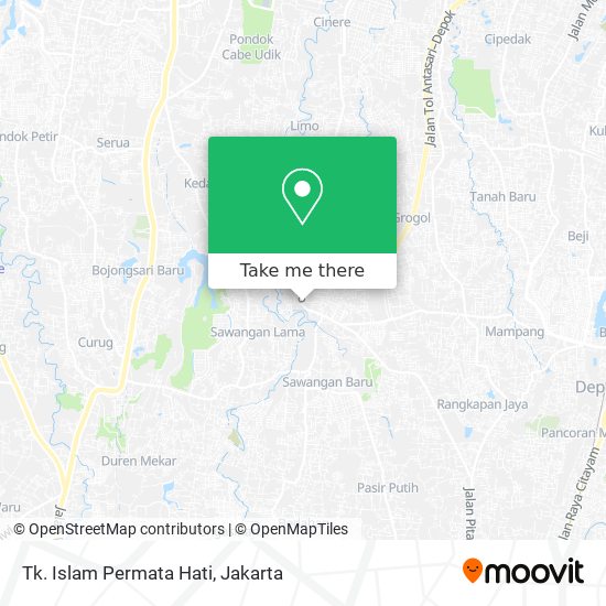 Tk. Islam Permata Hati map