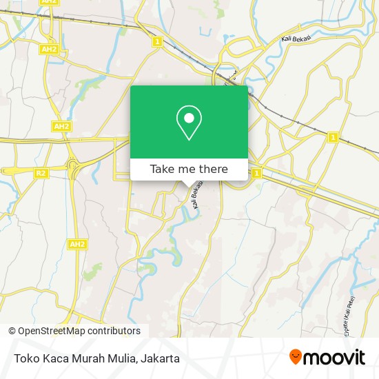 Toko Kaca Murah Mulia map