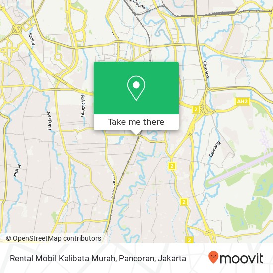 Rental Mobil Kalibata Murah, Pancoran map