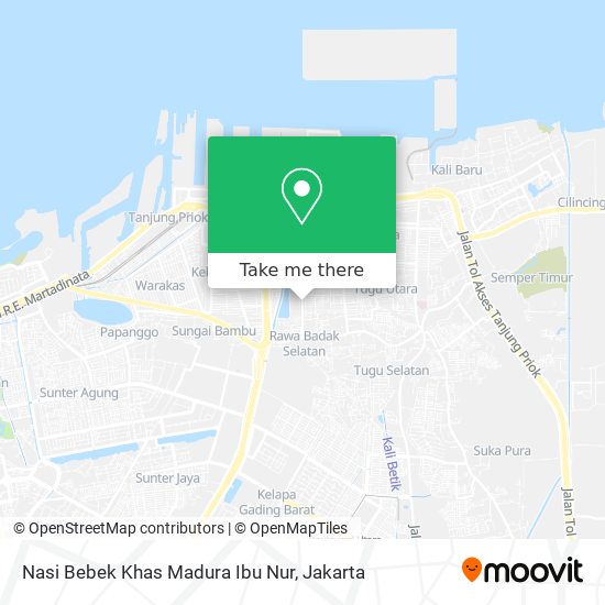 Nasi Bebek Khas Madura Ibu Nur map