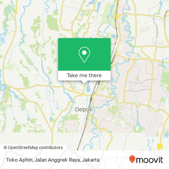 Toko Aphin, Jalan Anggrek Raya map