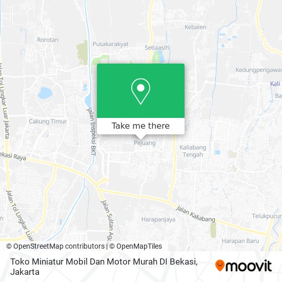 Toko Miniatur Mobil Dan Motor Murah DI Bekasi map