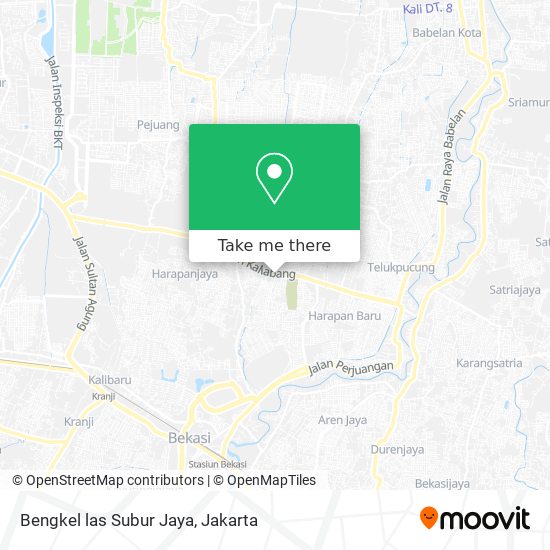 Bengkel las Subur Jaya map