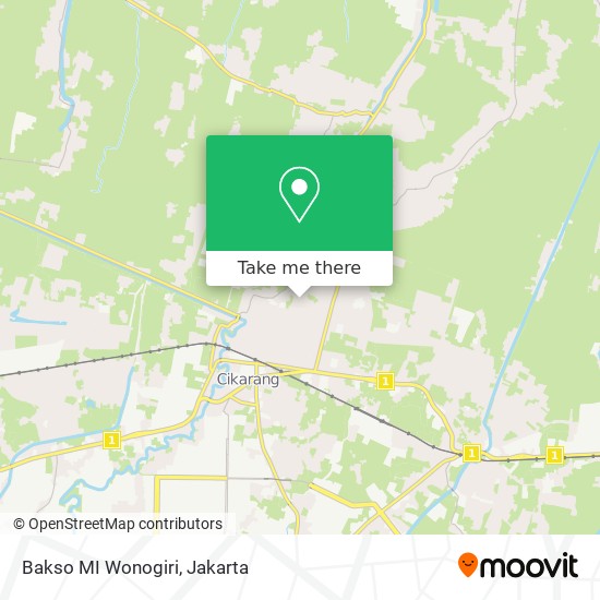 Bakso MI Wonogiri map