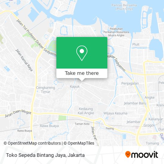Toko Sepeda Bintang Jaya map
