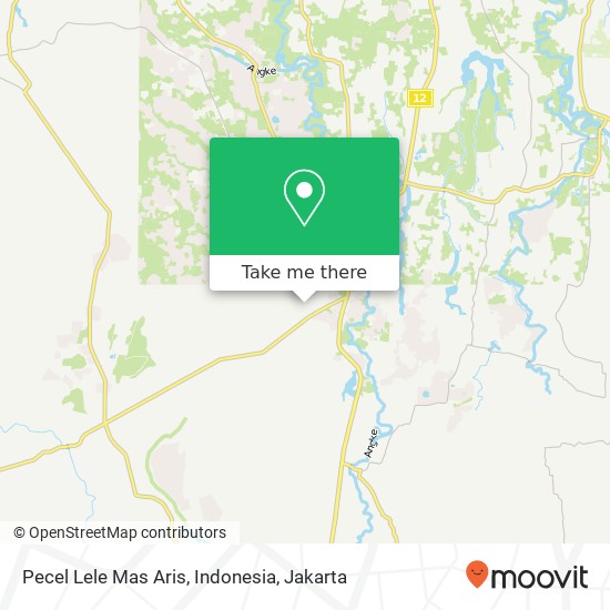 Pecel Lele Mas Aris, Indonesia map