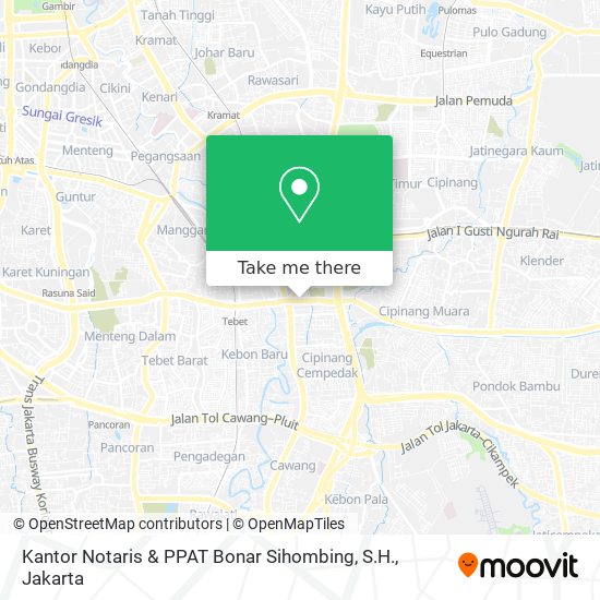 Kantor Notaris & PPAT Bonar Sihombing, S.H. map