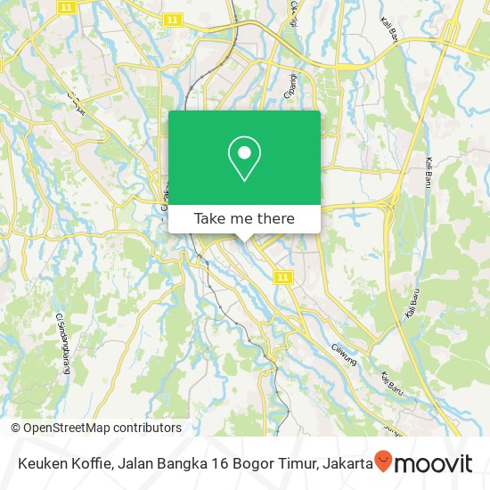 Keuken Koffie, Jalan Bangka 16 Bogor Timur map