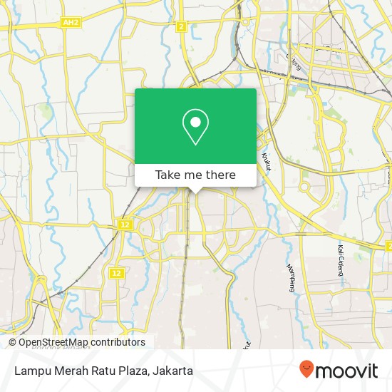 Lampu Merah Ratu Plaza map