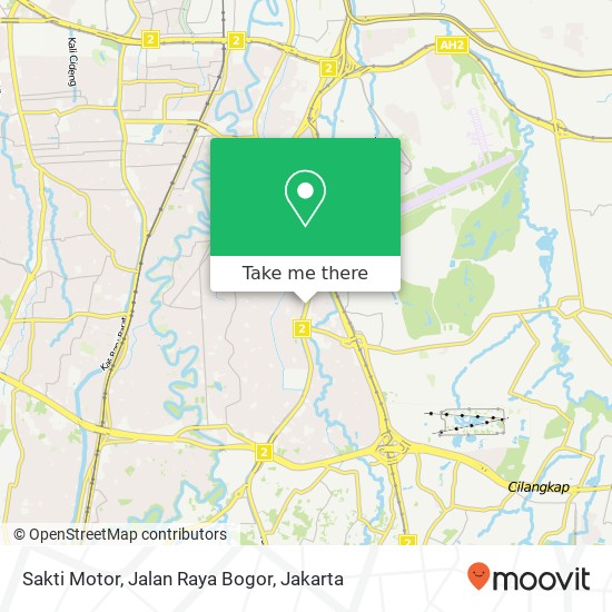 Sakti Motor, Jalan Raya Bogor map