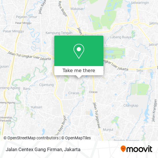 Jalan Centex Gang Firman map