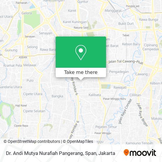Dr. Andi Mutya Nurafiah Pangerang, Span map