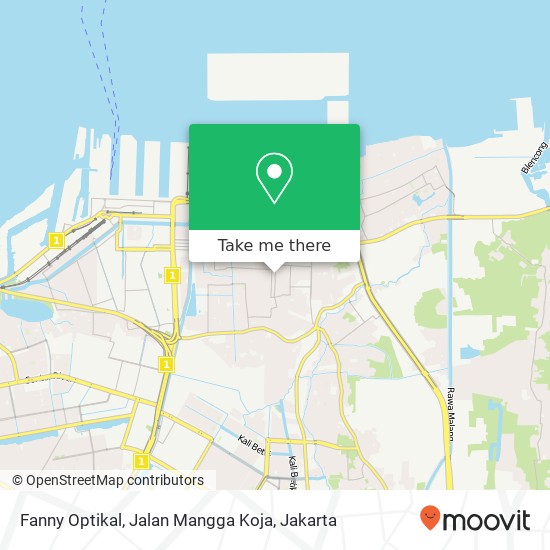 Fanny Optikal, Jalan Mangga Koja map