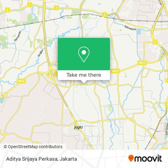 Aditya Srijaya Perkasa map