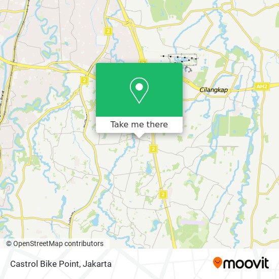 Castrol Bike Point map