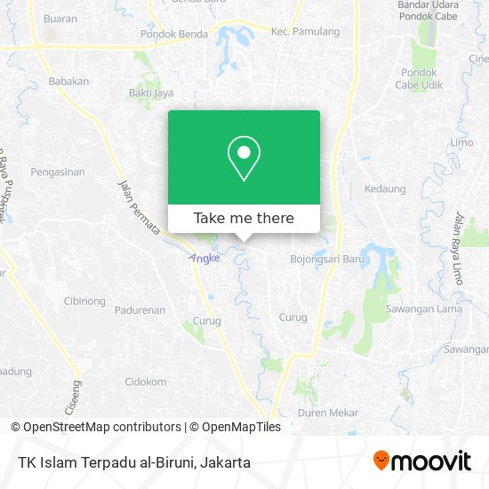 TK Islam Terpadu al-Biruni map
