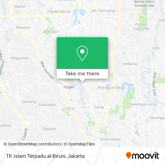 TK Islam Terpadu al-Biruni map