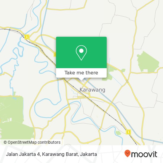 Jalan Jakarta 4, Karawang Barat map