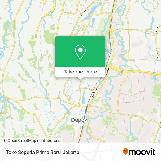 Toko Sepeda Prima Baru map