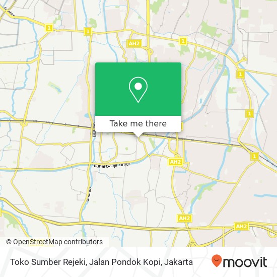 Toko Sumber Rejeki, Jalan Pondok Kopi map