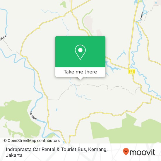 Indraprasta Car Rental & Tourist Bus, Kemang map