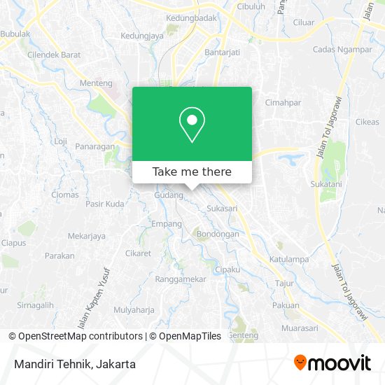 Mandiri Tehnik map