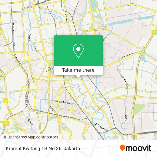 Kramat Kwitang 1B No 36 map