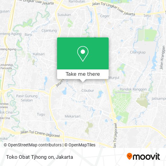 Toko Obat Tjhong on map