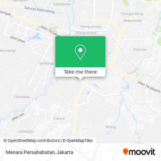 Menara Persahabatan map