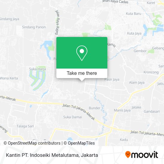 Kantin PT. Indoseiki Metalutama, Jatake map