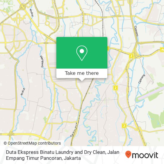 Duta Ekspress Binatu Laundry and Dry Clean, Jalan Empang Timur Pancoran map