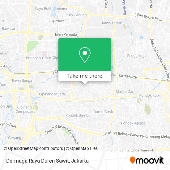 Dermaga Raya Duren Sawit map