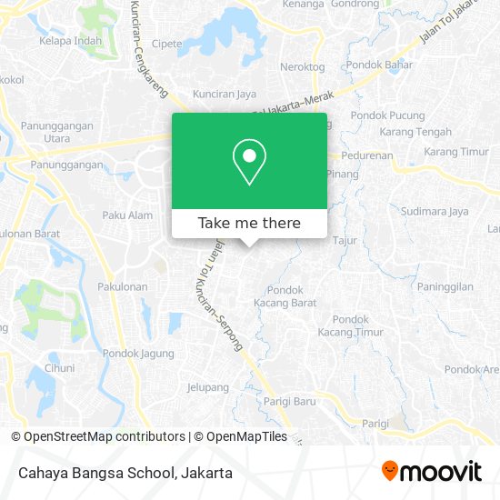 Cahaya Bangsa School map