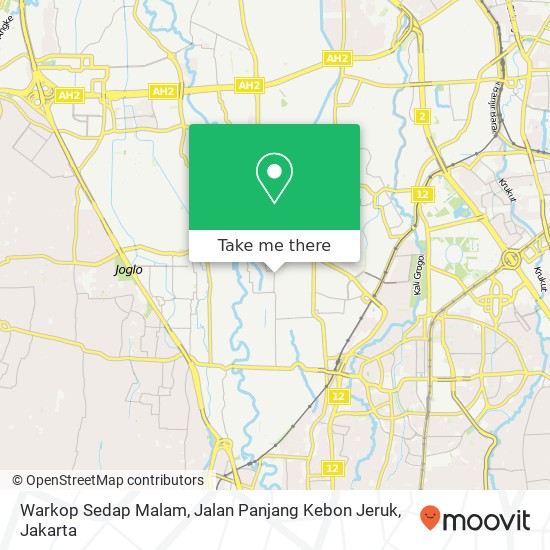 Warkop Sedap Malam, Jalan Panjang Kebon Jeruk map