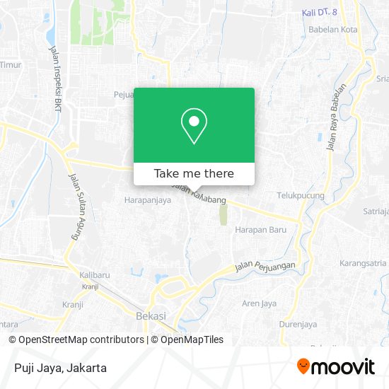 Puji Jaya map