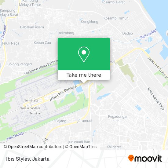 Ibis Styles map