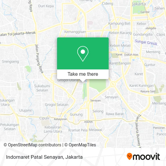 Indomaret Patal Senayan map