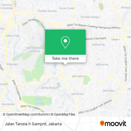 Jalan Taruna II Gamprit map