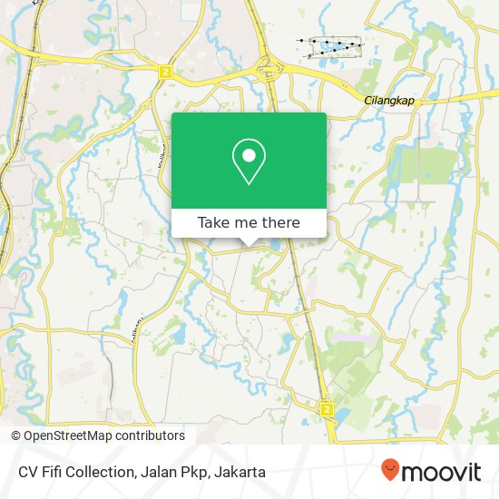 CV Fifi Collection, Jalan Pkp map