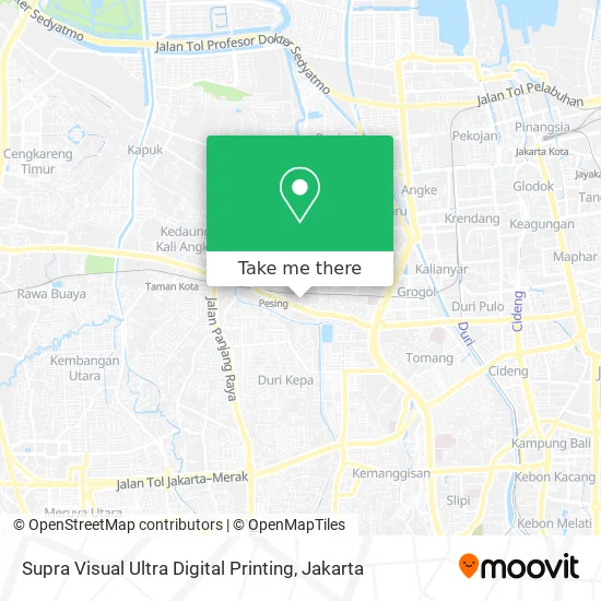Supra Visual Ultra Digital Printing map