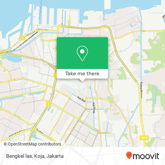 Bengkel las, Koja map