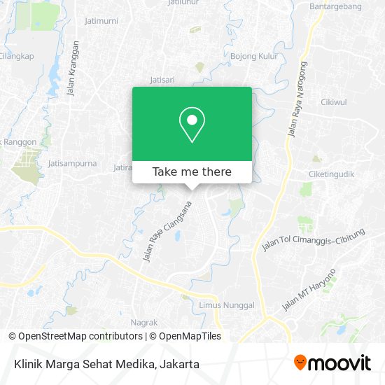 Klinik Marga Sehat Medika map